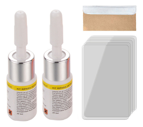 Líquido Reparador De Vidrios Para Reparar Astillas Y Grietas