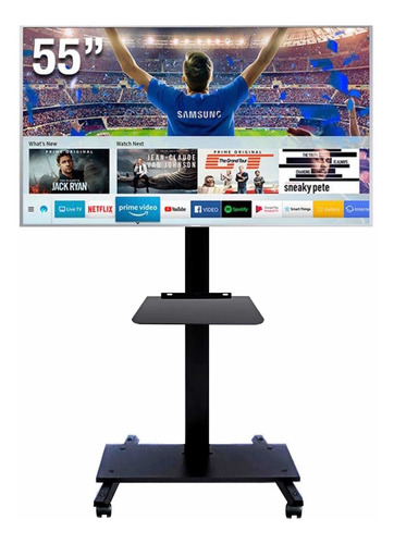 Imagen 3 de 4 de Soporte Móvil Para Televisión De Pie Led Lcd Plasma 32 A 70