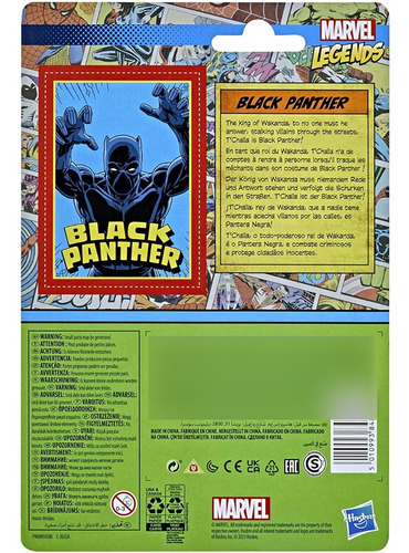 Marvel Hasbro Legends Series Retro Black Panther