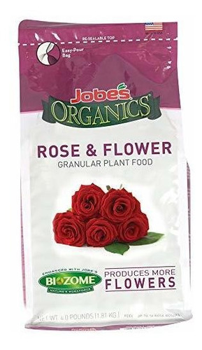 Fertilizante - Jobe S 09423 Organics Flower & Rose Granular 