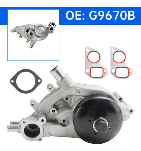 Water Pump For Chevrolet Vortec 4.8l 5.3l 6.0l 07-19.