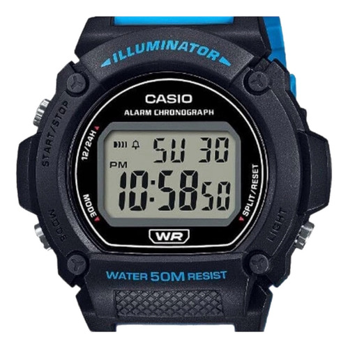 Casio Reloj Digital Modelo W219h-2a2v