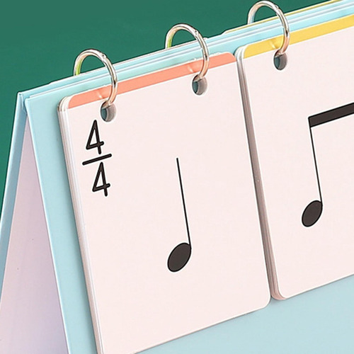 Tarjeta De Aprendizaje De Notación Musical, Lectura De
