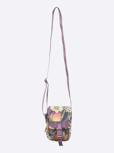Bolsa Farm Fervo Romance Em Flor Cor Lilás