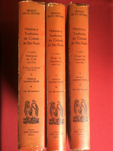 Livro - História E Tradições Da Cidade De São Paulo - 3 Vols
