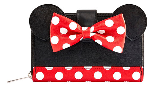 Billeteras Loungefly Minnie Mouse De Walt Disney Negro