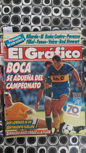 El Grafico 3622 7/3/1989 Boca Se Adueña Del Campeonato