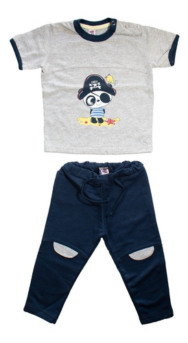 Conjunto Remera Y Pantalón Yogging Para Nene - Pirata