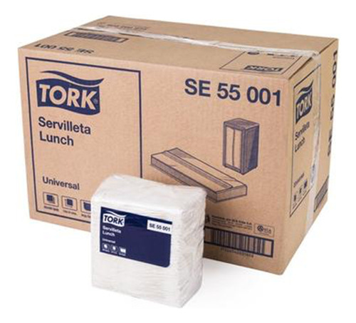 Caja Servilleta Lunch Tork - 20 Paquetes De 500 Unidades -