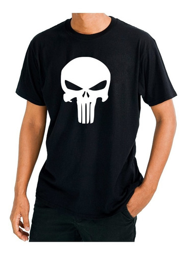 Playera Punisher 100% Algodón Vinil Textil Hombre M1015c