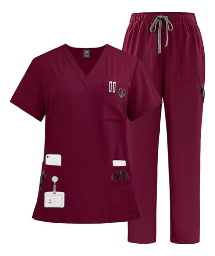 Evelive Pijama Quirúrgica Scrub Jogger Uniforme Antifluid