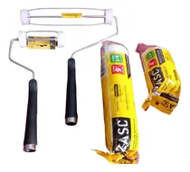 Comprar Kit De 2 Rodillos Para Pintar 9  Y 4  Con Funda. 