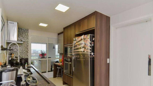 Imagem 11 de 14 de Apartamento No Condomínio Helbor Classic, 168m², 3 Suítes, 3 Vagas, Avalia Permuta. - Ap1815