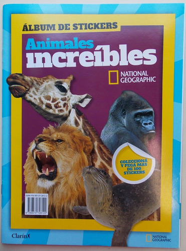 Album De Stickers Animales Increibles National Geographic 