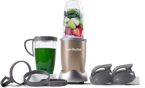 Nutribullet Pro 900 W Licuadora/procesador De Alta Velocidad Color Champagne