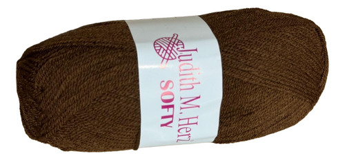 Lana Judith Ovillos X 100 Grs C/u Modelo Softy Lana Fina Chocolate 80071