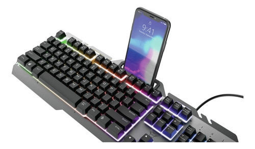Imagen 4 de 8 de Teclado Trust Esca Membrana Led Gxt 853