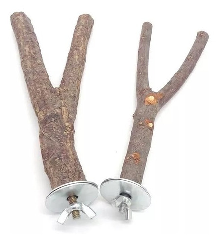 Imagen 6 de 8 de Juguete Para Ave Pájaro Percha Natural 30cm / Codystore