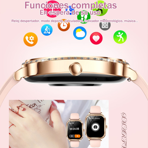 Smart Watch Mujer Bluetooth Llamada Asistente De Voz Ai