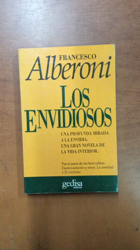 Los Envidiosos-francesco Alberoni-ed:gedisa-libreria Merlin