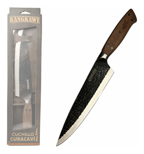 Imagen 2 de 10 de Cuchillo Black Curacaví Parrillero 20cm Kangkawe