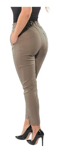Cal a Feminina Sarja Skinny Elastico No C s Cintura Alta R 108 9