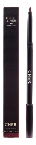 Lápiz Delineador De Labios Retráctil Cher The Liner Color 6- Bordo