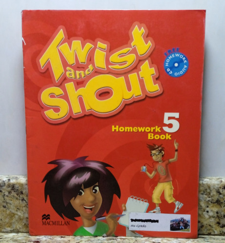 Libro + Cd De Ingles Twist And Shout Homework Book 5