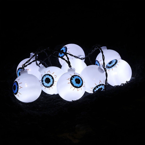 - Conjunto De Collar Led De Calabaza Sonriente Y Ojo De