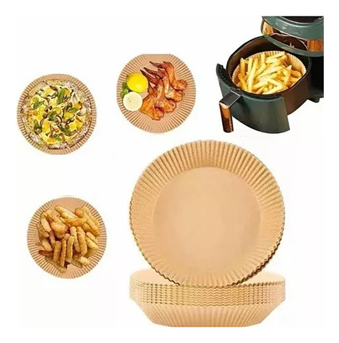 Pack 200 Forros Desechables Antiadherente Freidora Air Fryer