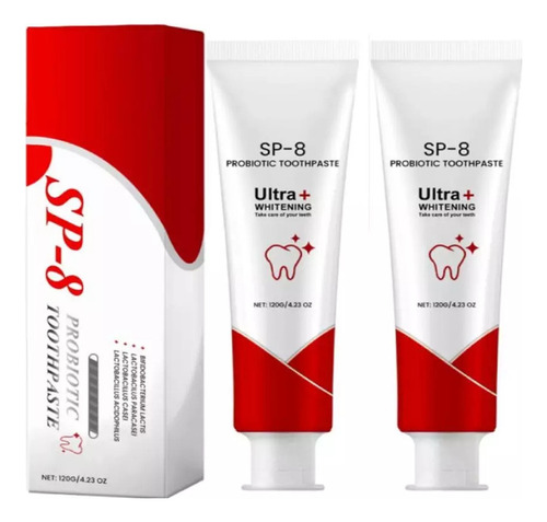 Pasta De Dientes Blanqueadora Probiótica Sp-8,120g * 2piezas
