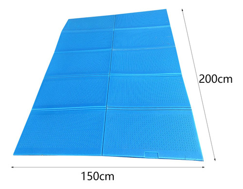 Cojín De Asiento Plegable Para Exteriores, Práctico Azul