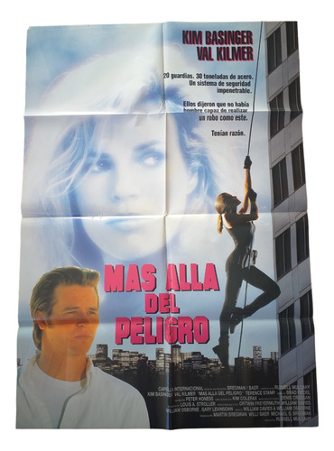 Poster Afiche Cine - Más Allá Del Peligro - Val Kilmer *
