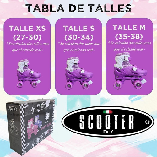 Imagen 7 de 9 de Patines 4 Ruedas Extensibles Artistico Semi Profesional