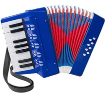 Comprar Acordeón 17 Teclas, 8 Bajos Con Correas Para Principiantes