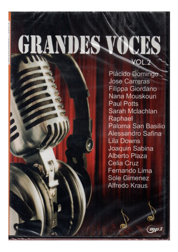 Cd-mp3 Grandes Voces 2-lila-paloma-sabina-alberto-nana-sole-