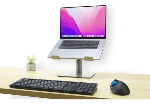 Base Para Notebook Universal Aluminio Hasta 16 K50424ww Color Negro