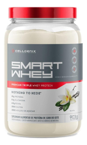 Smart Whey Triple Whey Protein Zero Lactose 903g - Cellgenix