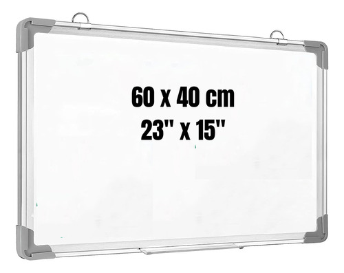 Pizarron Blanco 60x40 Plumones Borrador Incluidos Doble Cara