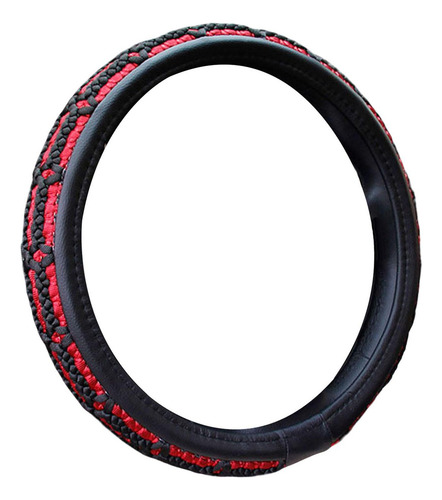 Ta Funda Para Volante De Coche De 15 Pulgadas, Ajuste Rojo
