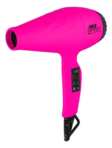 Secador Profesional Babyliss Italo Luminoso Rosado 2000w