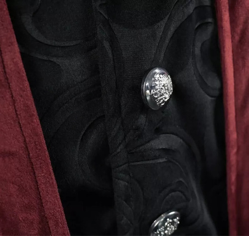 Chaqueta De Disfraz Medieval Retro De Halloween Para Hombre