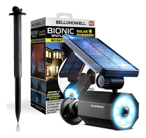 ~? Bell + Howell Bionic Spotlight Deluxe Solar Lights Outdoo