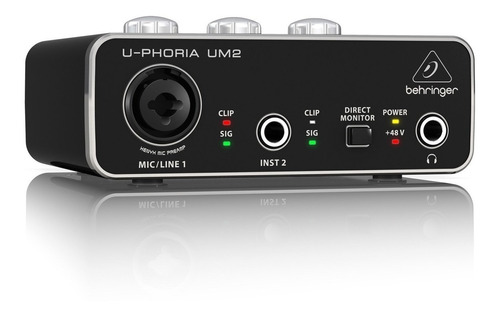 Interfaz De Audio Usb Behringer U-phoria Um2 Premium