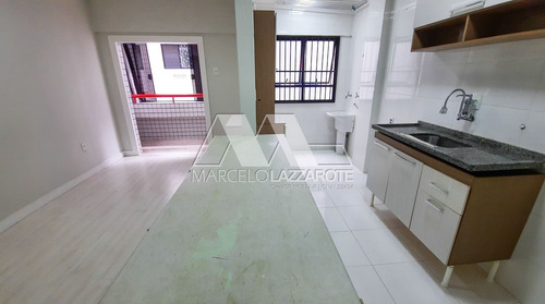 Imagem 12 de 30 de Apartamento Para Venda Ou Locação Com 1 Dormitório, Sacada, Elevador E Garagem, A 400 M Da Praia Em Guilhermina, Praia Grande ! Aceita Financiamento ! - Ap00055 - 33694319