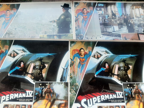 Superman Iv - Fotos Posters Do Filme Lote Com 24 Um Preço