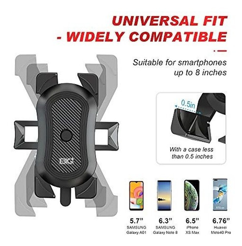 Soporte Bicicleta Para Telefono Seguro Proteccion iPhone