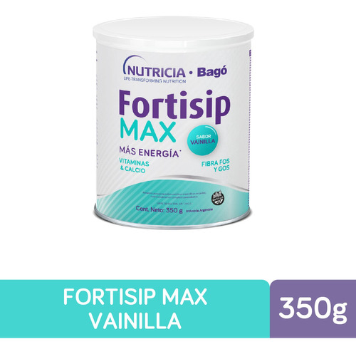 Fortisip Max Suplemento Nutricional Sabor Vainilla 350 G