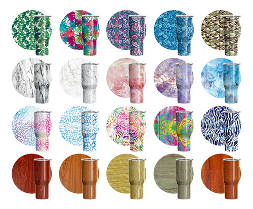 Papel Para Hidro Sublimacion, Madera Amarilla 38x122cms