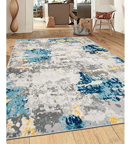 Alfombra Rugshop Sky Collection Transitional Abstract Area 5